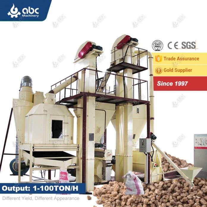 High Capacity Turnkey Poultry Cattle Animal Feed Plant for Processing Manufacturing Grass Chicken,Broiler,Livestock Fodder