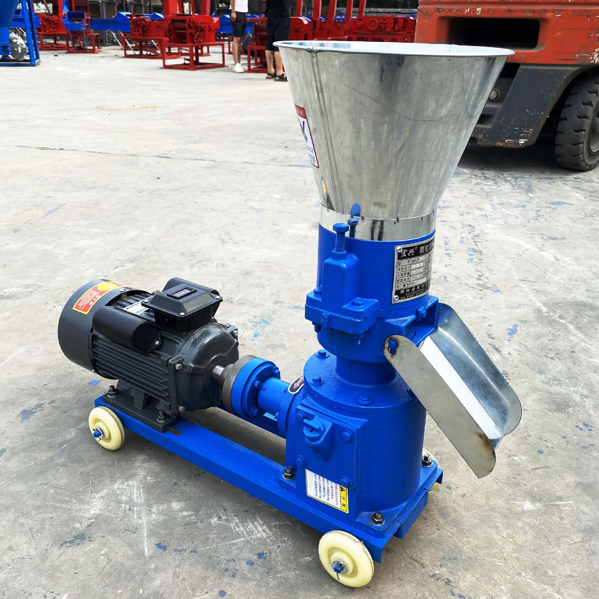 fish feed processing machine pellet mill can be used for poultry feed processing