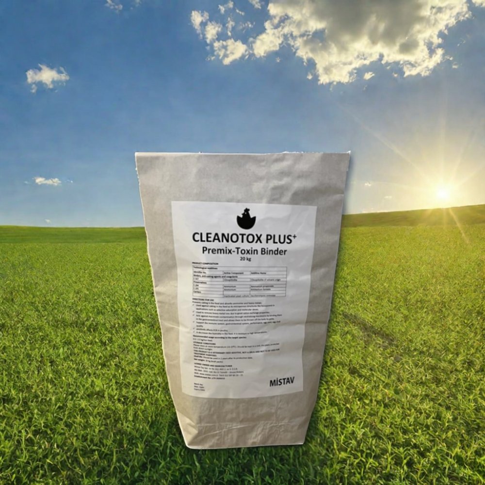 CLEANOTOX PLUS+ OEM Private Label Toxin Binder Premix Powder Animal Feed Additive for Poultry Ruminants Horses Swine