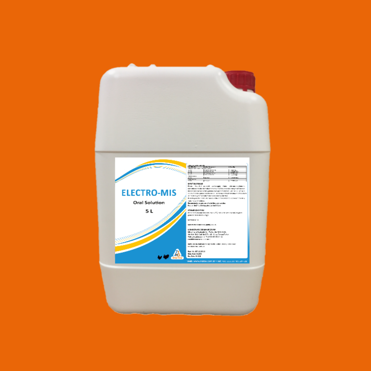 OEM Private Label Electro-Mis Oral Solution Poultry Feed Additives Products As a Supportive for Treatment of Metabolic Diseases