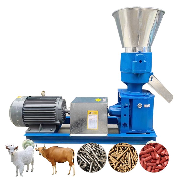 Hot Sale Flat Die Feed Pellet Processing Machine Pellet Machine Diesel Engine Animal Feed Pellet Machine