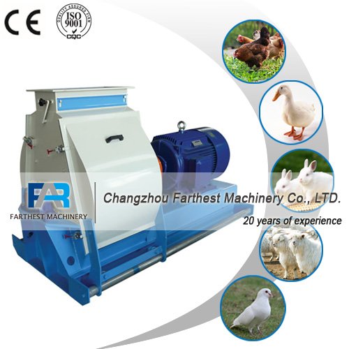 Farthest 10t/h Industrial Hammer Mill Herb Grinder Machine For Animal Feed