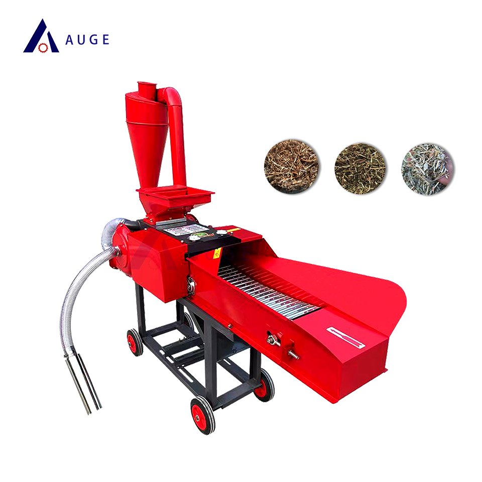 Chopping Straw Crusher for Animal Feed Grass Chaff Cutter Small Type Silage Forage Crushing Machine