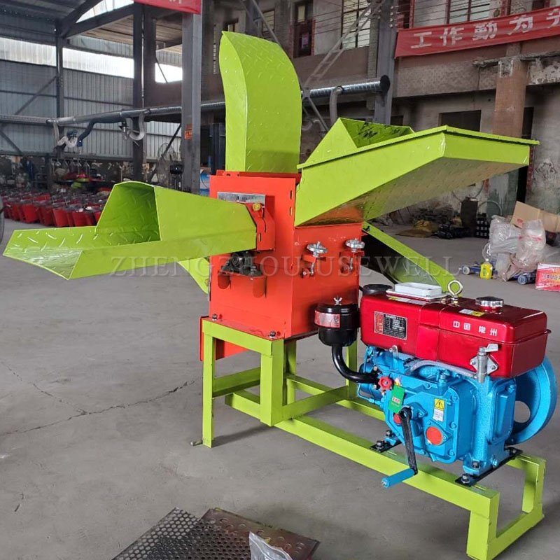 Mini Animal Feed Progress Farm Equipment Feed Making Hay Chaff Straw Shedder Machine Cutting Feeds Machinery Price