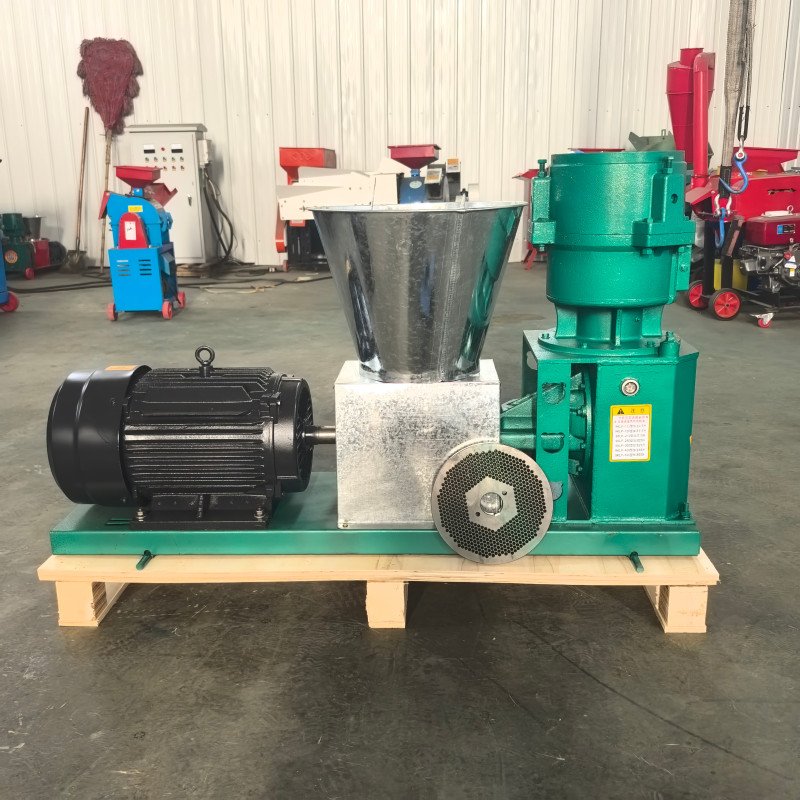 Rabbit cattle poultry wood animal feed pellet machine small wood pellet grinder