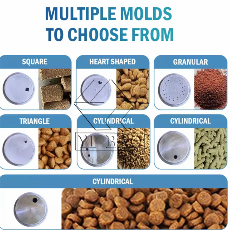 2024 Factory Direct Sales Latest Model Dog Food Pet Animal Feed Processing Small Floating Fish Pellet Machine