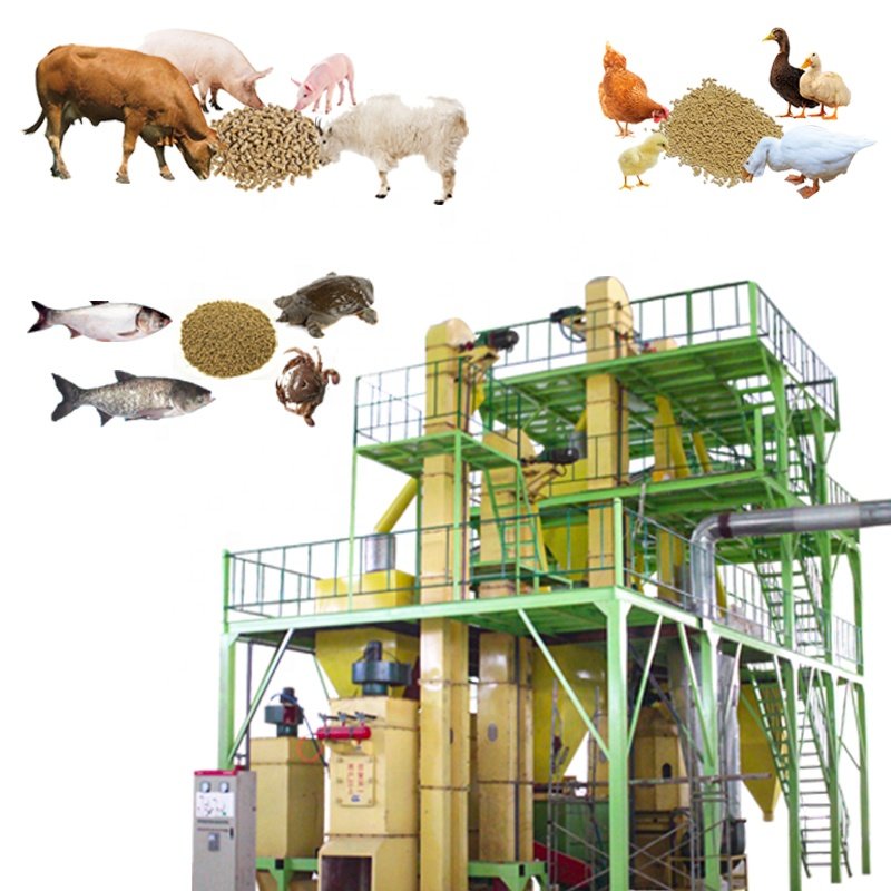 Chicken animal feed pellet making machine animal feed processing machinery