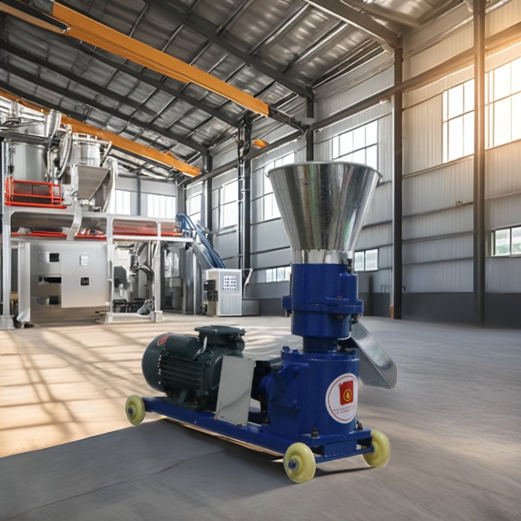 Europe Hot Sale Flat Die Livestock Feed Processing 200KG/H Commercial And Home Use Animal Feed Pellet Machine
