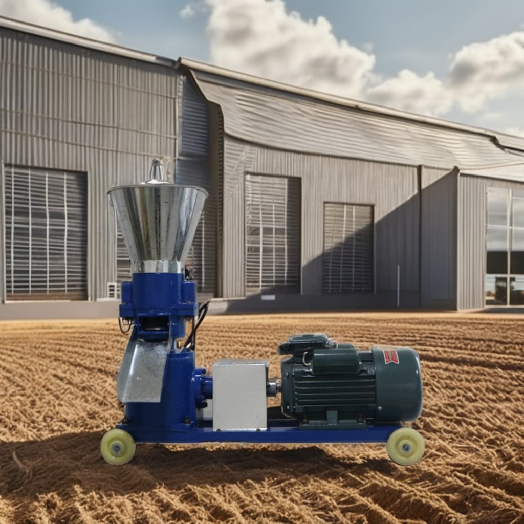 Europe Hot Sale Flat Die Livestock Feed Processing 200KG/H Commercial And Home Use Animal Feed Pellet Machine
