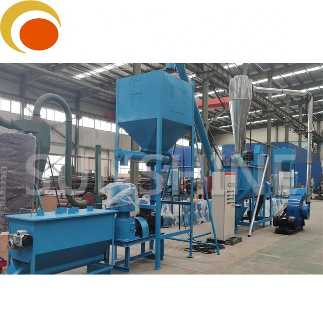 Factory supply1000kg/h chicken pig cattle feed pellet machine / complete animal feed production line / animal feed processing