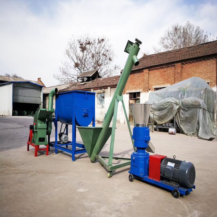 chicken cattle goat animal feed granulator making machine poultry feed pellet maker mill pelletizer machine for farm livestock