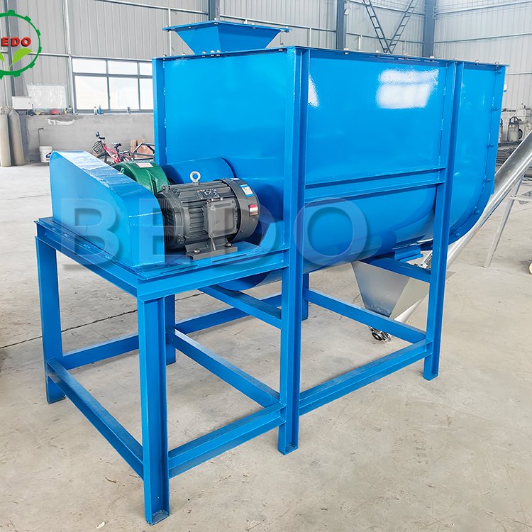 Poultry Feed Complete Production Line Horizontal Feed Mixer Cattle Chicken Pig Chicken Animal Feed Mixing Machine Price