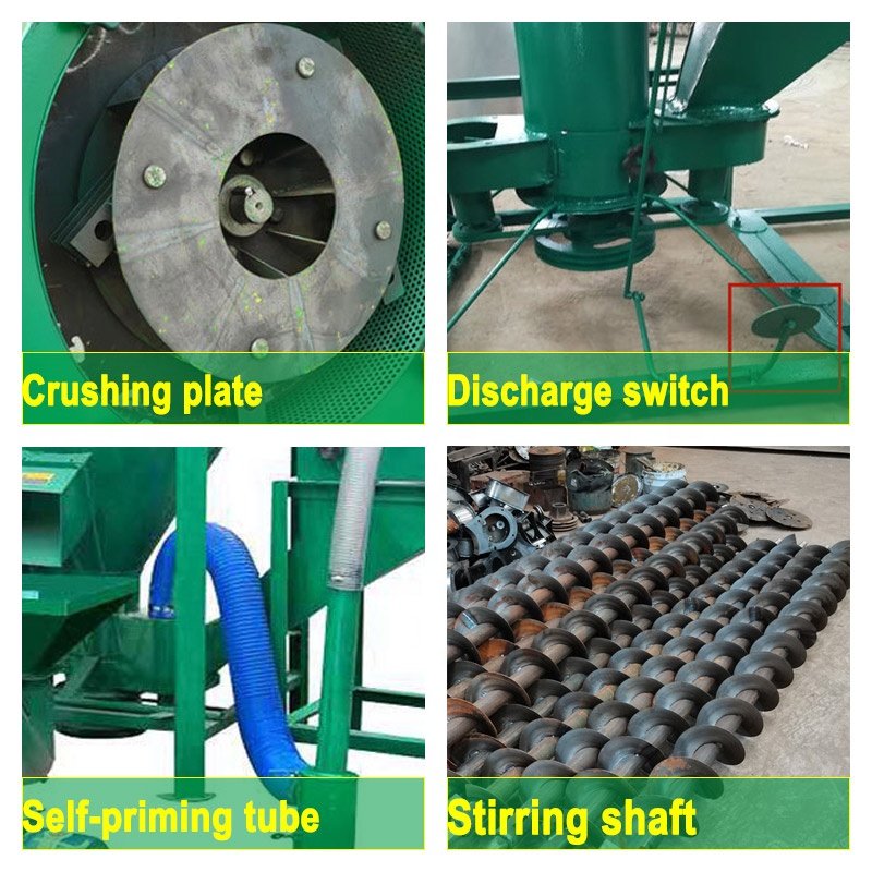 Chicken Poultry Animal Feed Crushing Mixing Machine Mixer Multifunctional Provided Bearing Corn Soybean Wheat Online Support 700