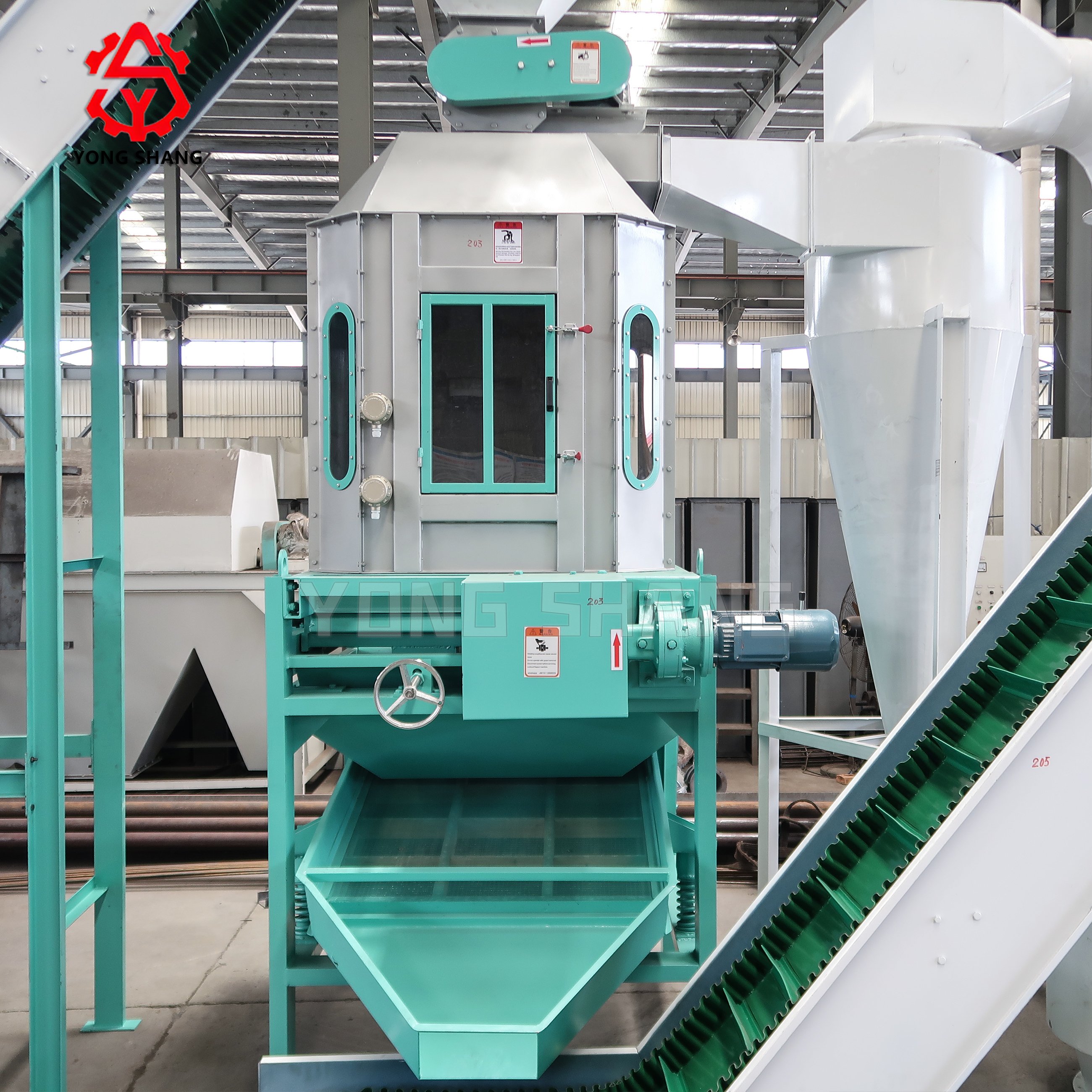 Liyang YS hot sale poultry and animal feed countercurrent cooler