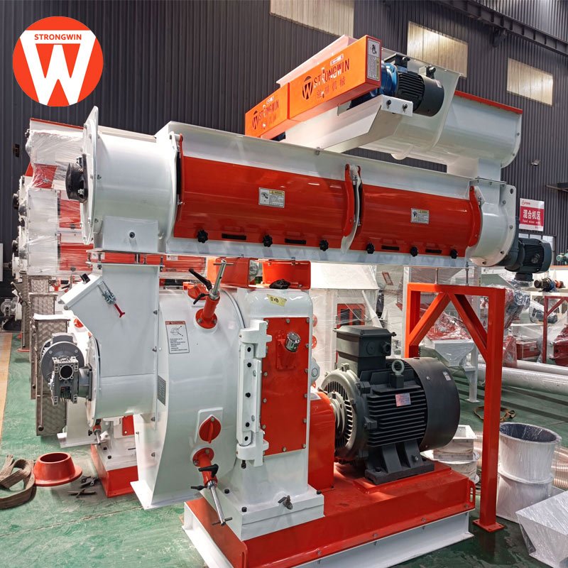 Stable working automatic animal feed pelletizer machine horse feed pellet making machine for livestock feed
