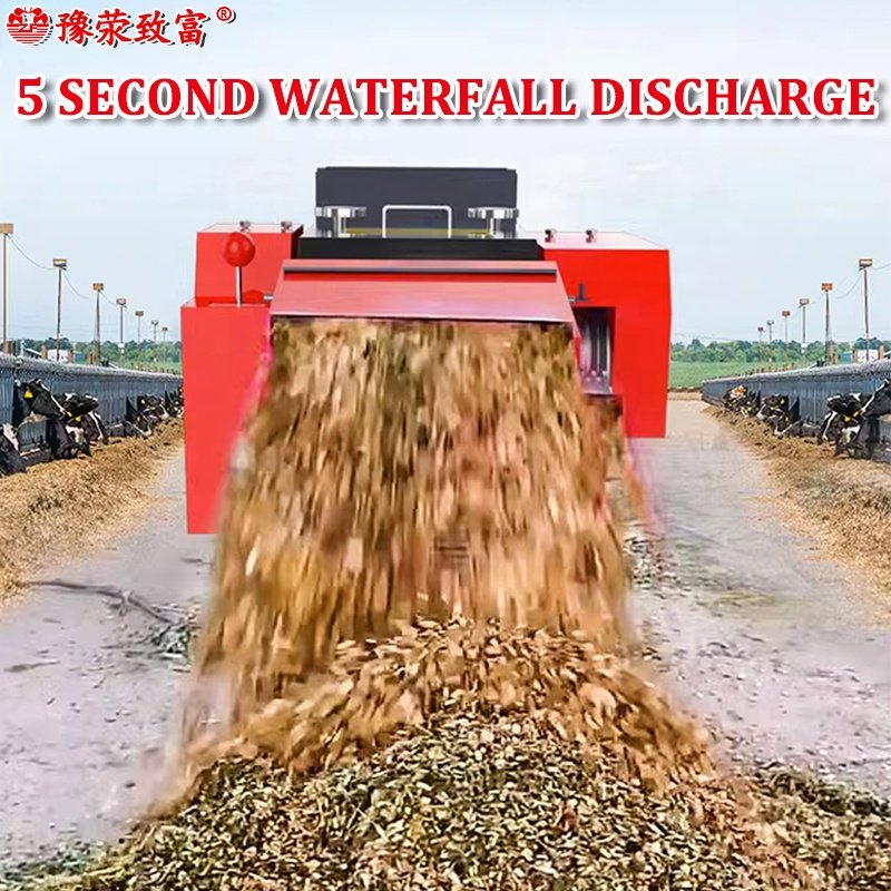 YUXINGZHIFU 6.8t Agricultural Use Silage Forage Chopper Animals Feed Fodder Cutting Chaff Cutter Machine Machine Grass