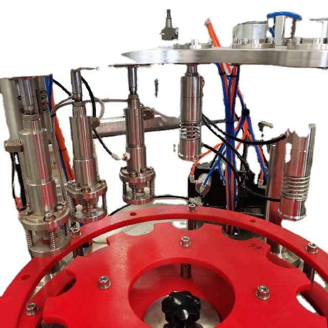 Bag On Valve Aerosol Filling Crimping Equipment For Saline /Seawater Nasal Spray