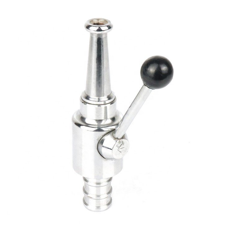 1 Inch Fire Fighting Hose Reel Nozzle Jet/Spray Shut off Fire Nozzle with Control Handle