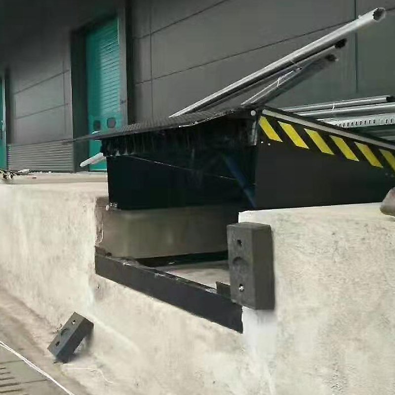 Manufacturer Customizable Electric Hydraulic Dock Leveler Loading Dock Ramp New Condition Pump Motor Warehouse forklifts Farms