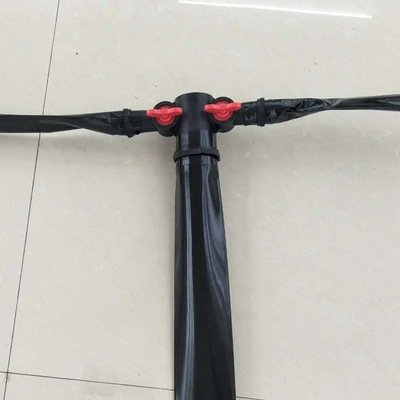 Offtake Connector for Rain Hose Micro Spray Pipe Fittings Gate Valve Extruders Agriculture Irrigation Plastic Black