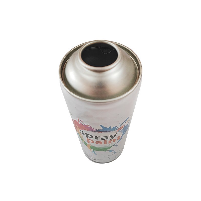 spray paint white based coated inner clear lacquered diameter 65 mm empty aerosol metal cans with valve about 10 days delivery