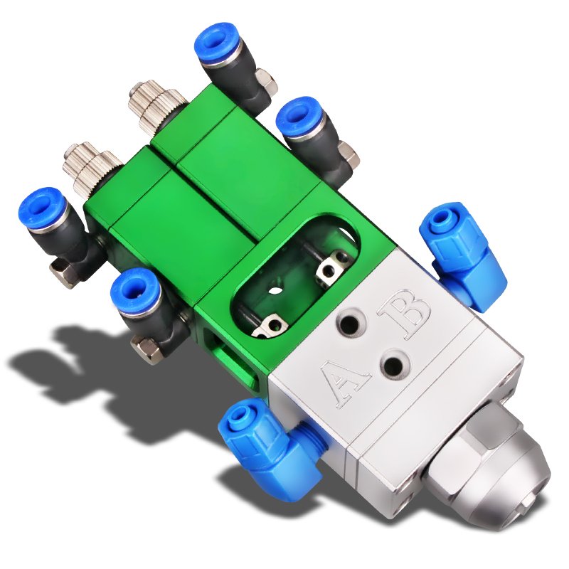 Precise 1/4 Inch 50ML Spray Screw Striker AB Glue Dispensing Valve