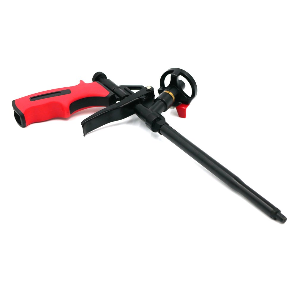 Professional PU Expanding Dispensing Spray Foam Gun With Valve Upgrade PTFE Pro Hand Foam Caulking Gun