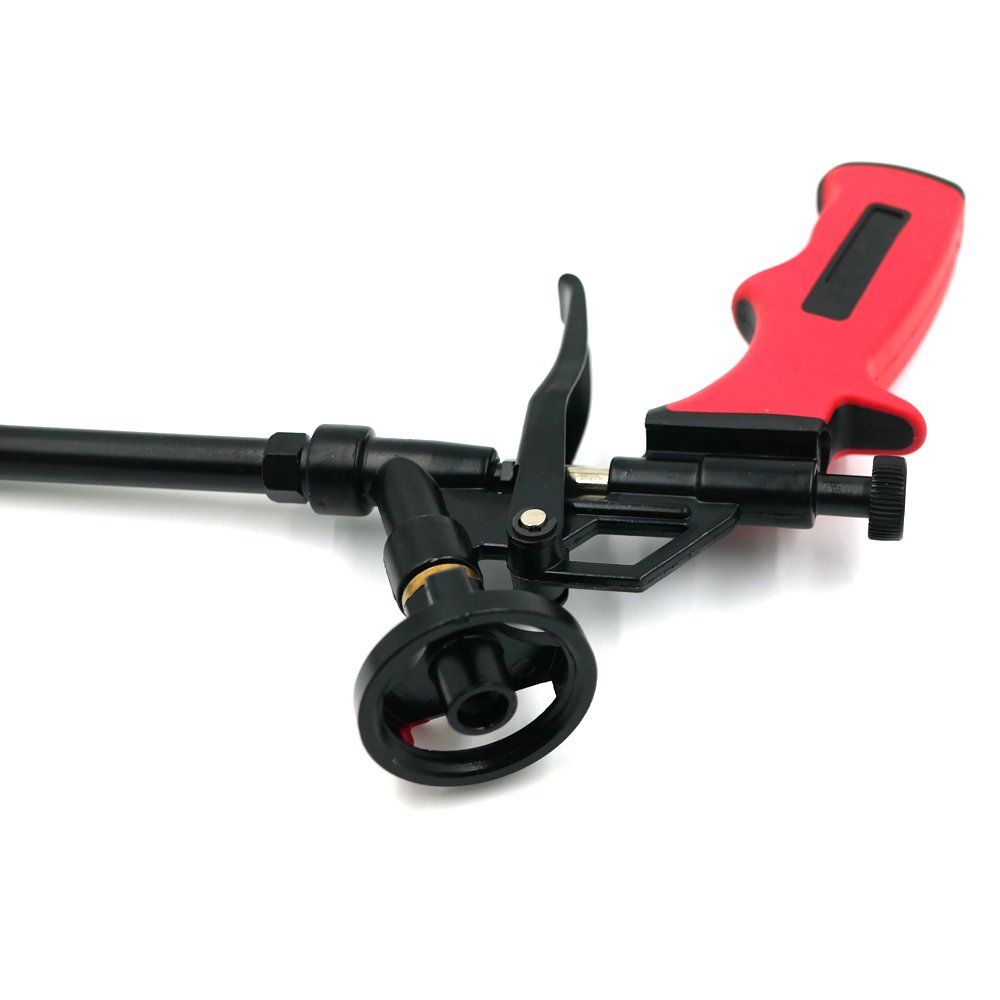 Professional PU Expanding Dispensing Spray Foam Gun With Valve Upgrade PTFE Pro Hand Foam Caulking Gun