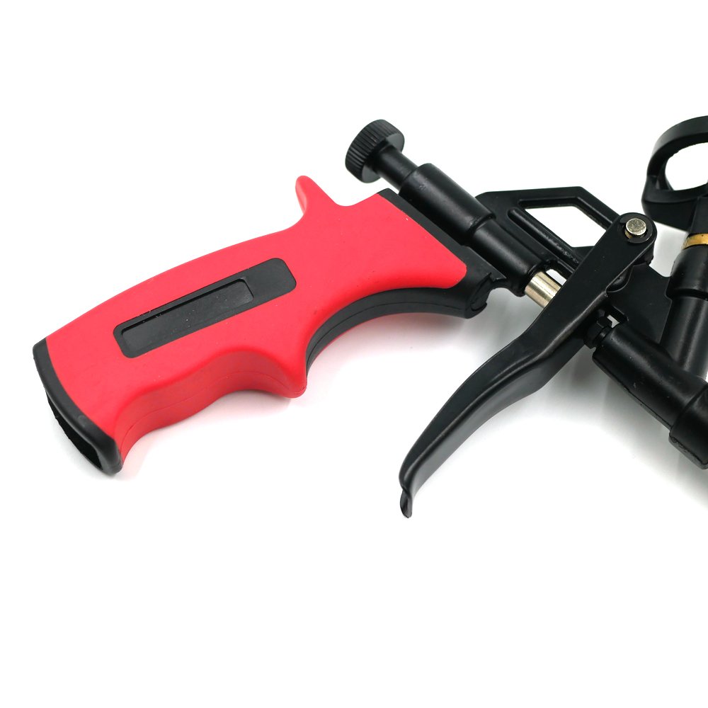 Professional PU Expanding Dispensing Spray Foam Gun With Valve Upgrade PTFE Pro Hand Foam Caulking Gun
