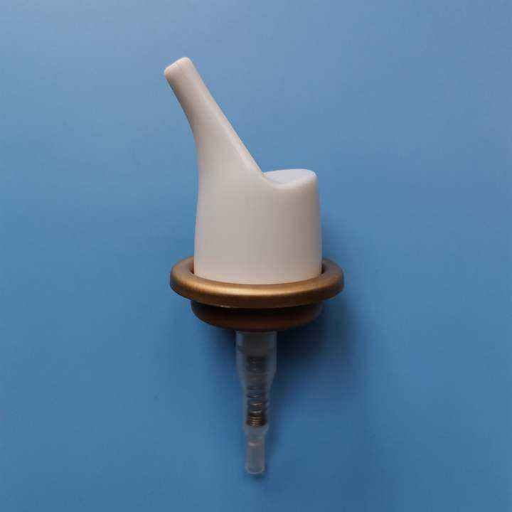 High quality nasal spray pump 20mm snap on with white nasal spray head for adult nasal sea water production