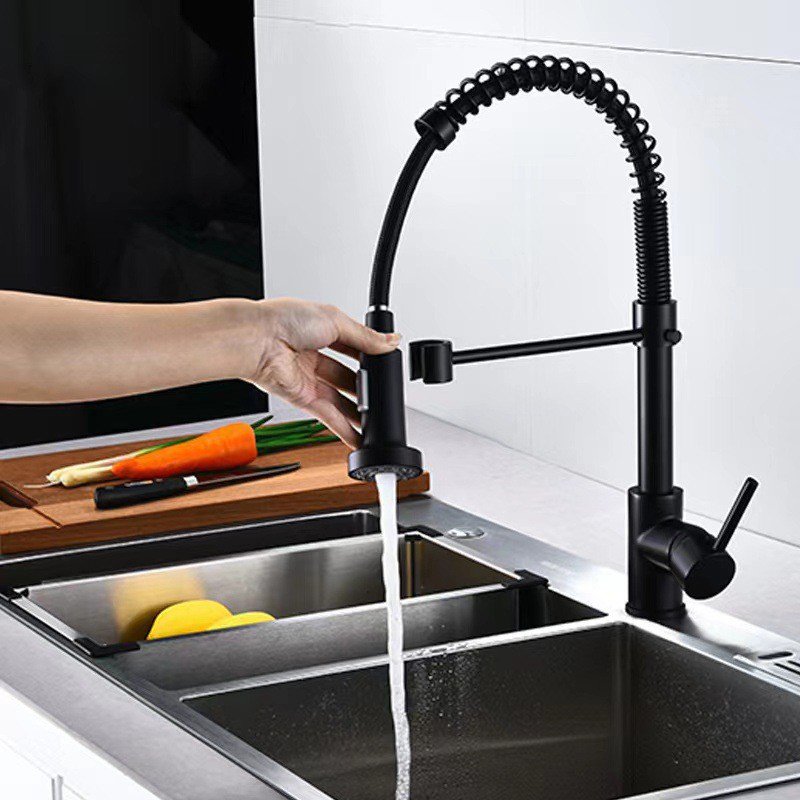 Single Handle Spring Kitchen Faucet High Quality Faucet for Your Kitchen Needs With Single Spring