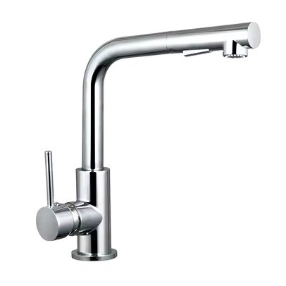 HOT SELLING FASHIONABLE FLEXIBLE SINK KITCHEN FAUCET WITH SPRING PULL DOWN SPRAY HEAD SINK MIXER TAP