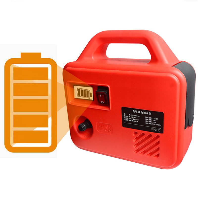 Garden Lithium Battery Car Wash Farm Irrigation Water Pump Portable Flower and Vegetable Waterer Pressure Diaphragm Pumps
