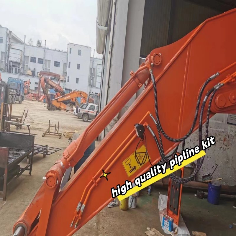 high quality Excavator Attachment Manufacturer Hydraulic piping kit with clamp spare valve foot valve