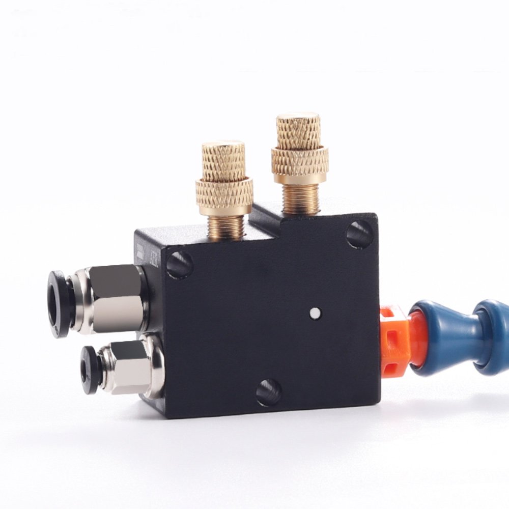 Nylon plastic material air operated sprayer mist lubrication cooling water pipe for milling machine tool lathe