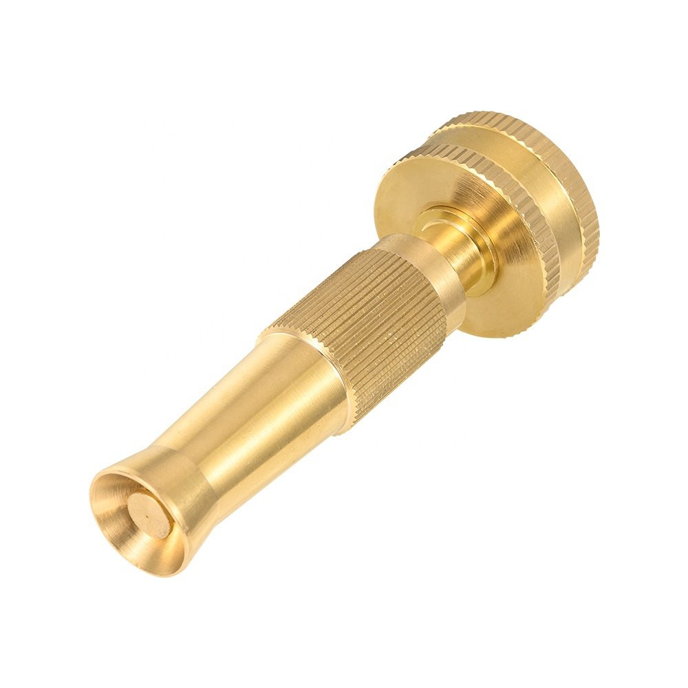 Heavy duty High Pressure 4" Height Brass 3/4" female Nozzle Sprayer Adjustable twist Garden Watering Car Washing Gun