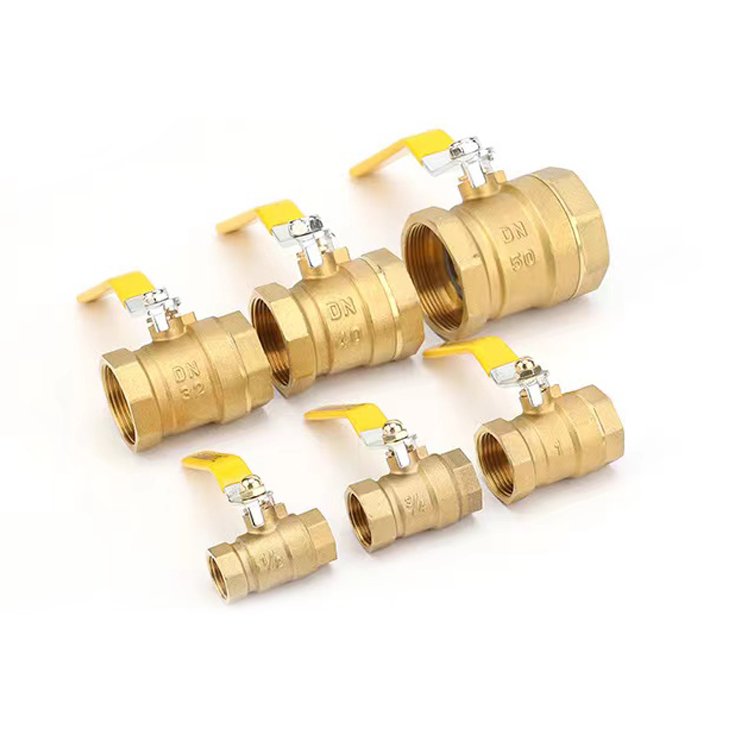Direct Supply Two-piece Stainless steel/Brass Ball Valve with Internal Thread 1 1/2inch Brass Ball Valve