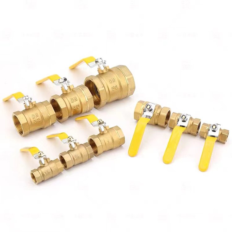 Direct Supply Two-piece Stainless steel/Brass Ball Valve with Internal Thread 1 1/2inch Brass Ball Valve
