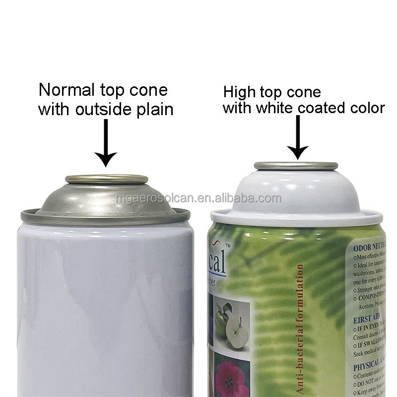 Factory Outlet Customizable 250ml aerosol tin cans and valves for air freshener