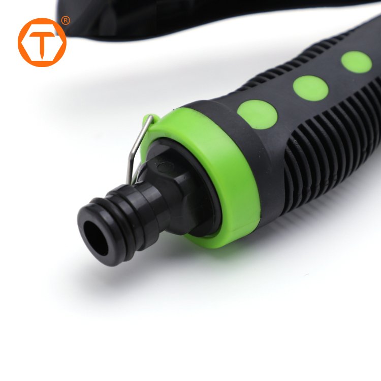 Front trigger 180 degree rotating head watering wand variable spray 10 patterns sprayer water wand for garden hoses