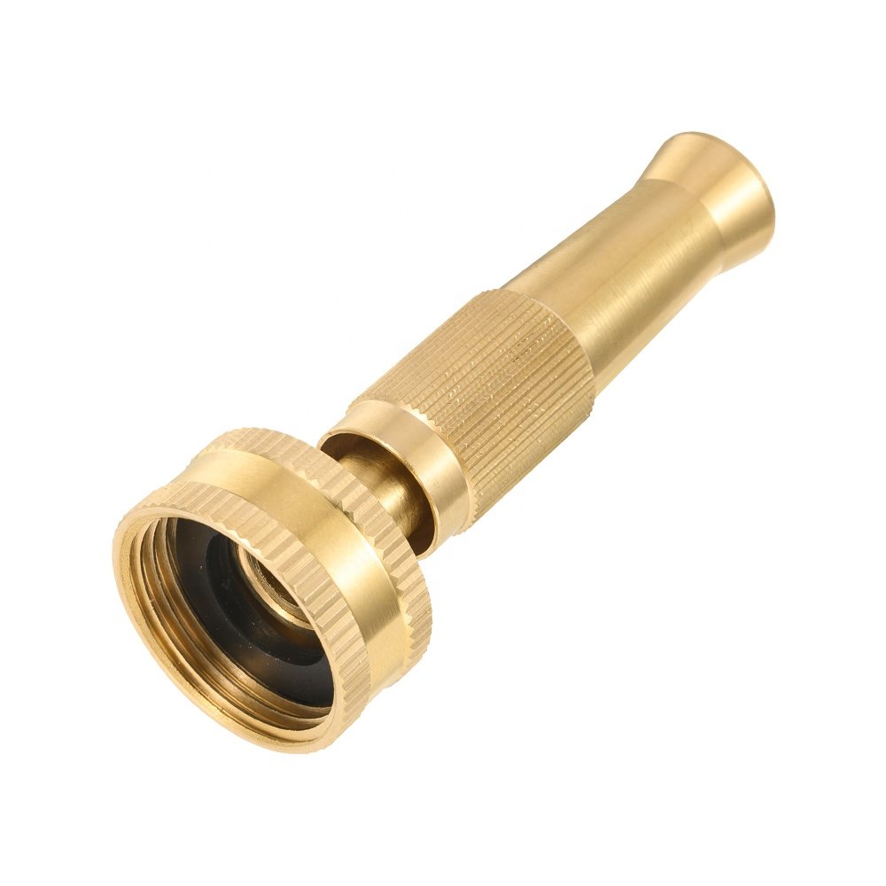 4" Height High Pressure Brass 3/4" female 360 Degree Rotating Adjustable Garden Watering Spray Nozzle Gun car washing