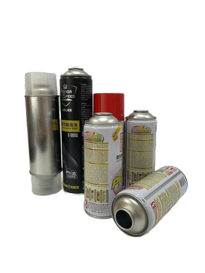 Factory Customizable round Coating Empty Small Spray Can Metal Aerosol Can with Valve Customizable Metal Cans