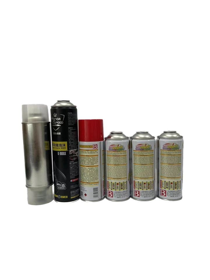 Factory Customizable round Coating Empty Small Spray Can Metal Aerosol Can with Valve Customizable Metal Cans