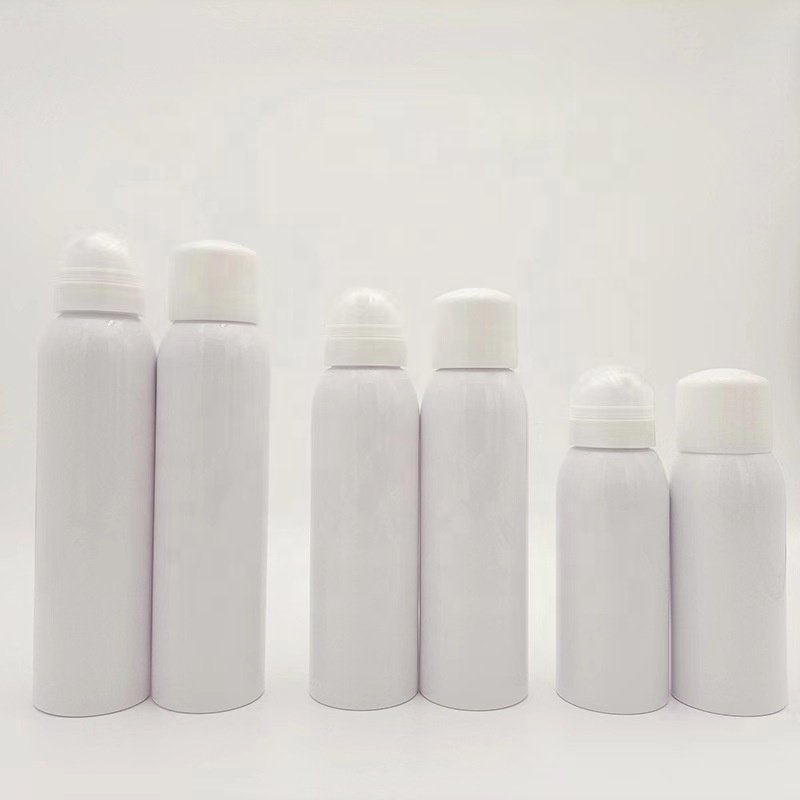 Spot luxury 20ml 50ml 250ml 500ml mini eco friendly empty cosmetic aluminum body spray bottle with aerosol valve cans cap 120ml