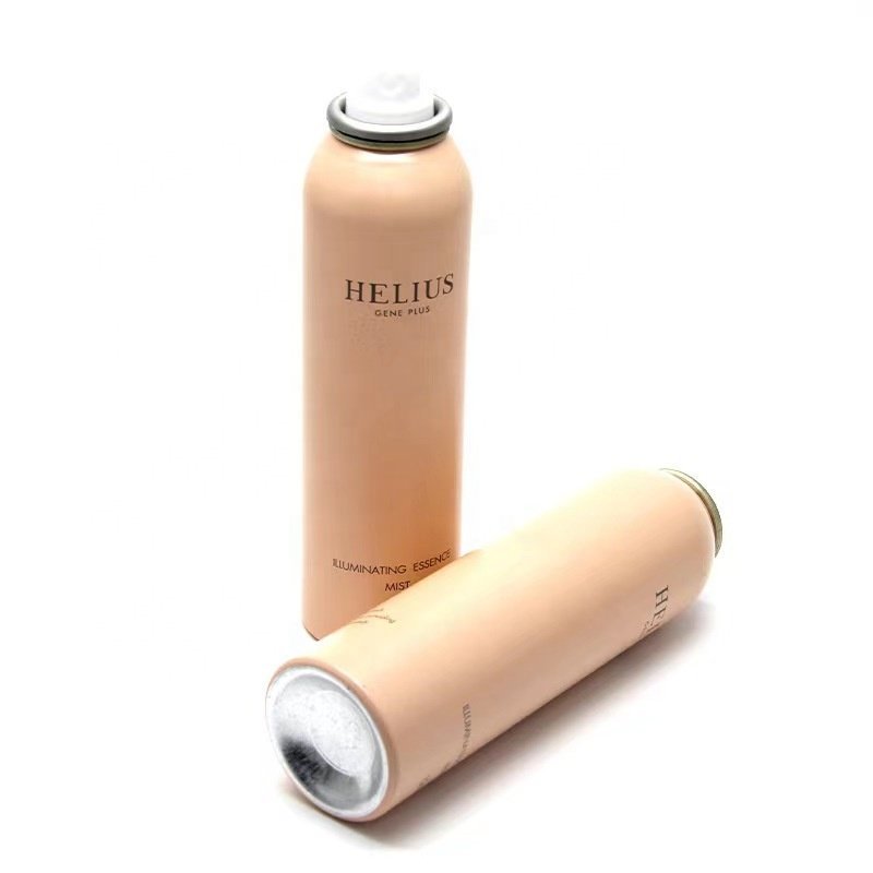Spot luxury 20ml 50ml 250ml 500ml mini eco friendly empty cosmetic aluminum body spray bottle with aerosol valve cans cap 120ml