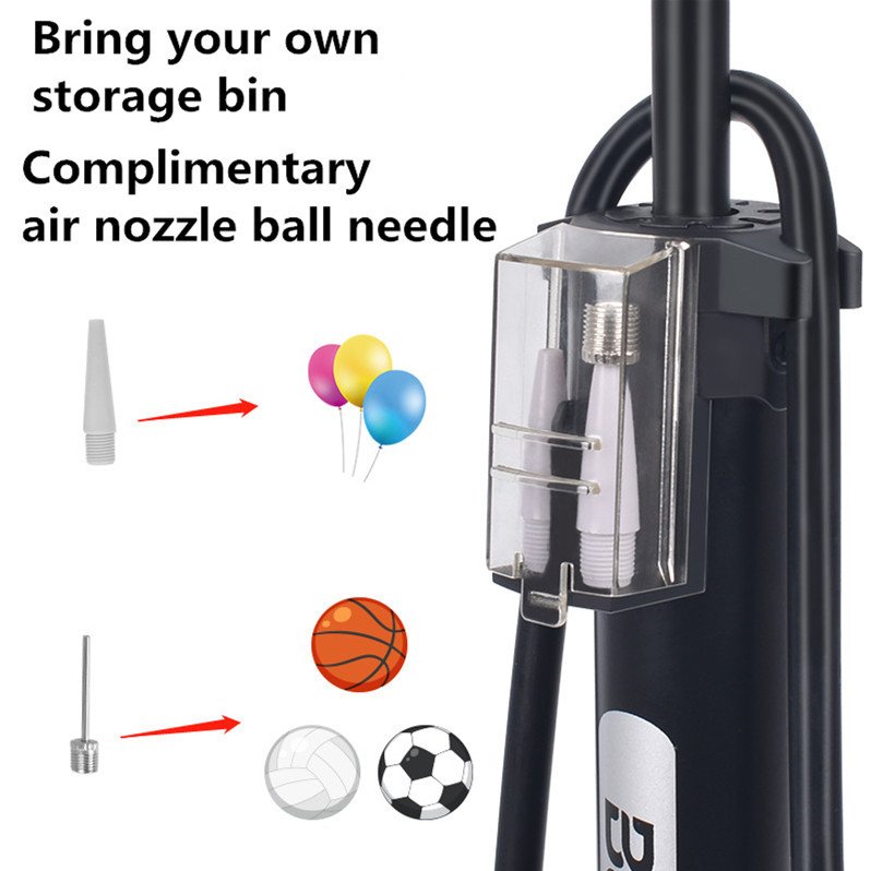 7032-Schrader Valve Mouth Bicycle Pump Accessories Bicycle Pump Inflator MaxI Bicycle Floor pump with pressure gauge suitable f
