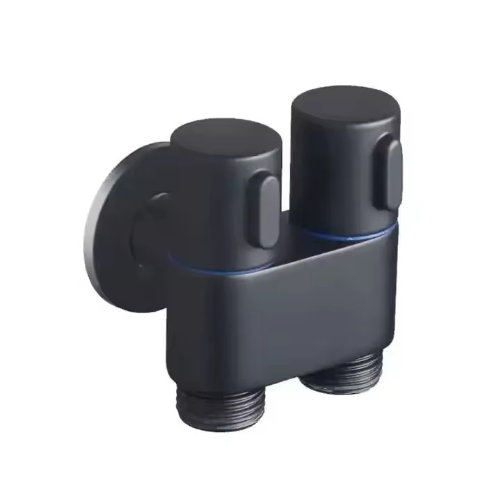 Gun gray toilet cleaning spray gun three-way faucet household booster valve