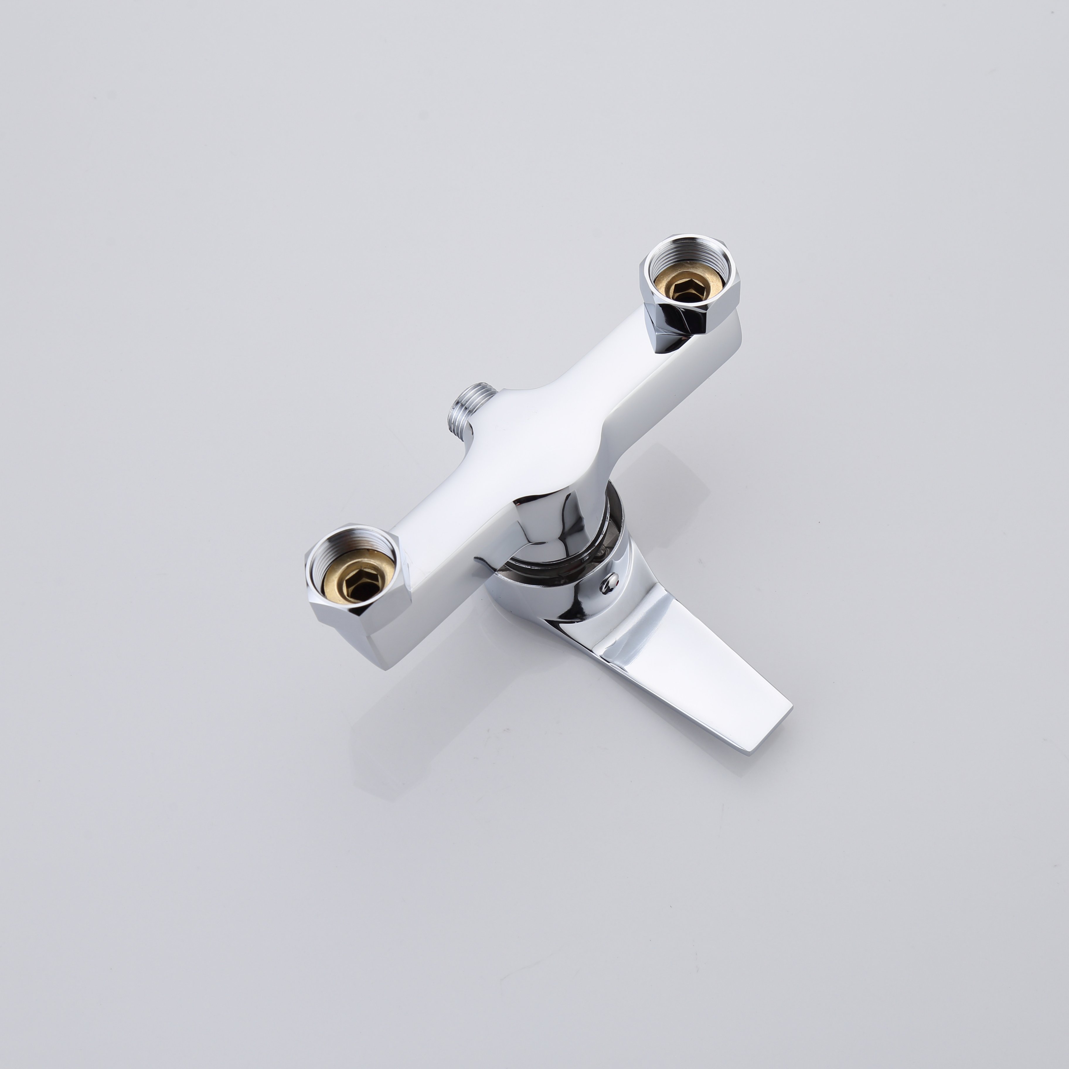 Wholesale Copper Body Bathroom Bathtub Faucet Hot Cold Shower Rain Spray Pattern Chrome Surface Finishing Ceramic Valve Core