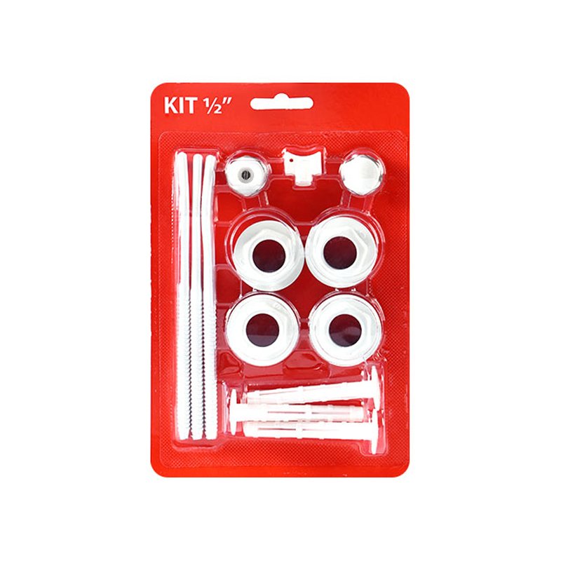 Factory direct sales radiant floor heating radiator kits aluminum radiator fitting 13 pcs