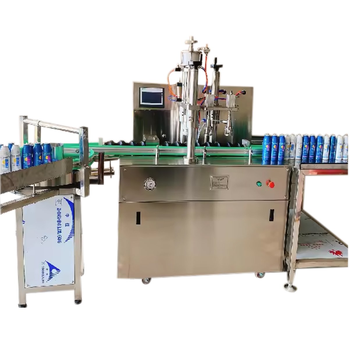 Automatic Bag on Valve Aerosol Filling Machine Efficiency Equipment Olive Oil Edible Oil Spraying Machinery Body Spray
